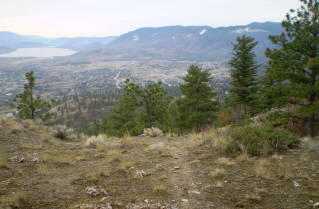 View from the top of a ridge, Mt Nkwala trail 2009-10.