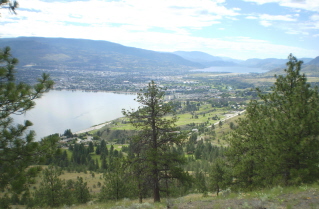Little further up the trail looking towards Penticton, Mt Nkwala 2010-06.