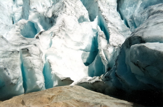 Front of Matier Glacier 1998-08.