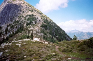 Near base of Needle Peak 2001-08.