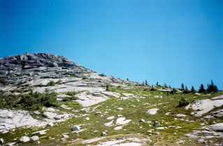 Rock formation near Needle Peak 2001-08.